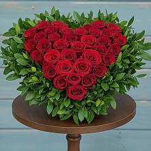 Цветочная композиция из Розы в виде сердца #REPLACE_PRED# Кулебаки