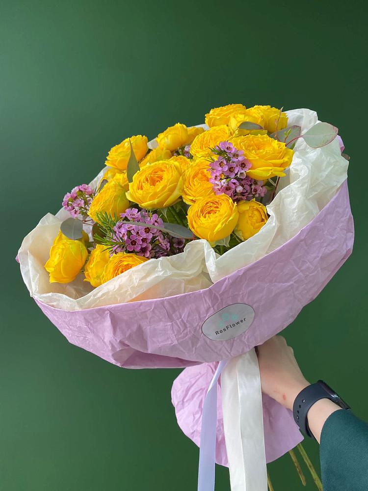 Кустовые желтые розы в Кулебаки Букет Кустовые желтые розы в Кулебаки