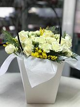 Композиция бриллиант в Кулебаки Цветочная композиция из Розы в Кулебаки